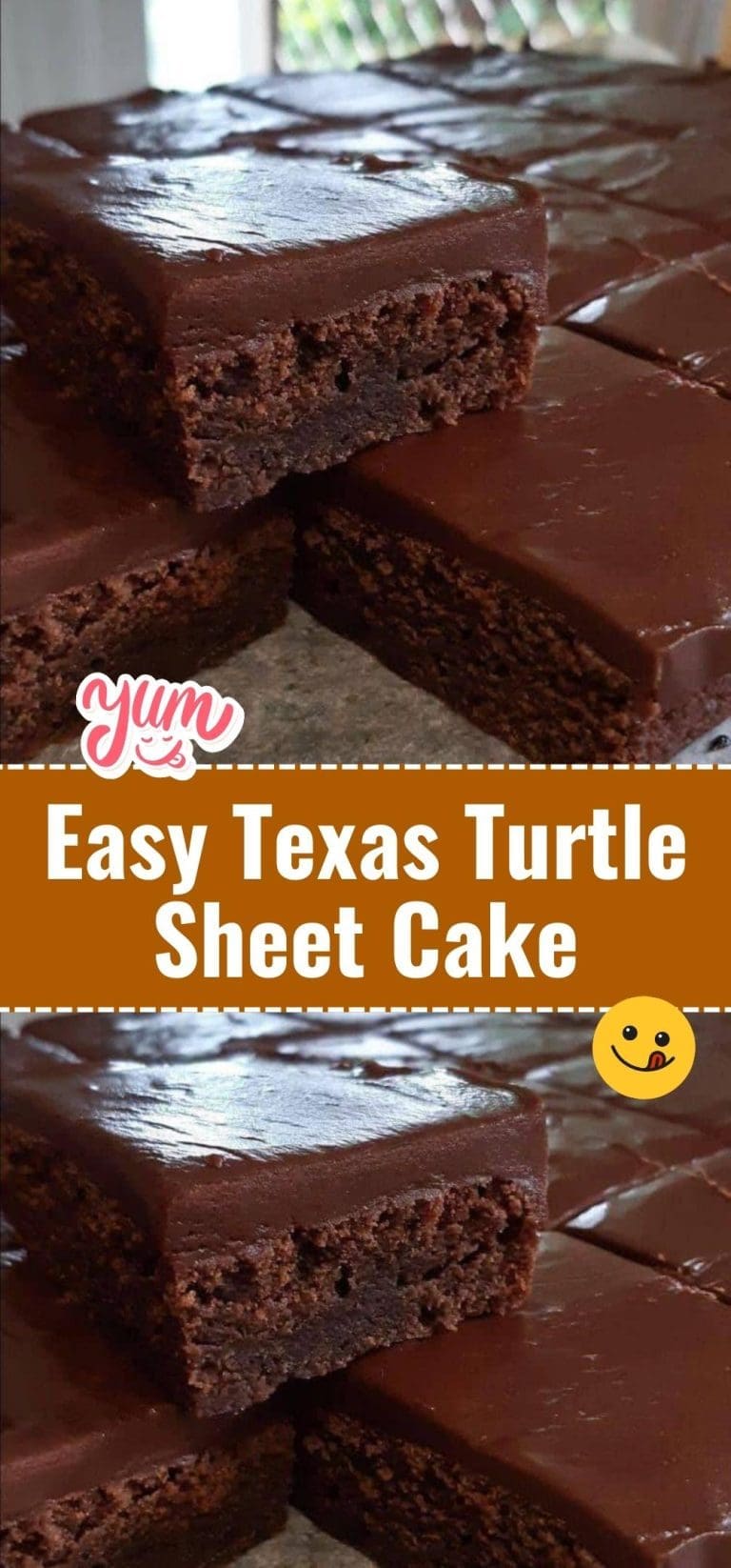Easy Texas Turtle Sheet Cake
