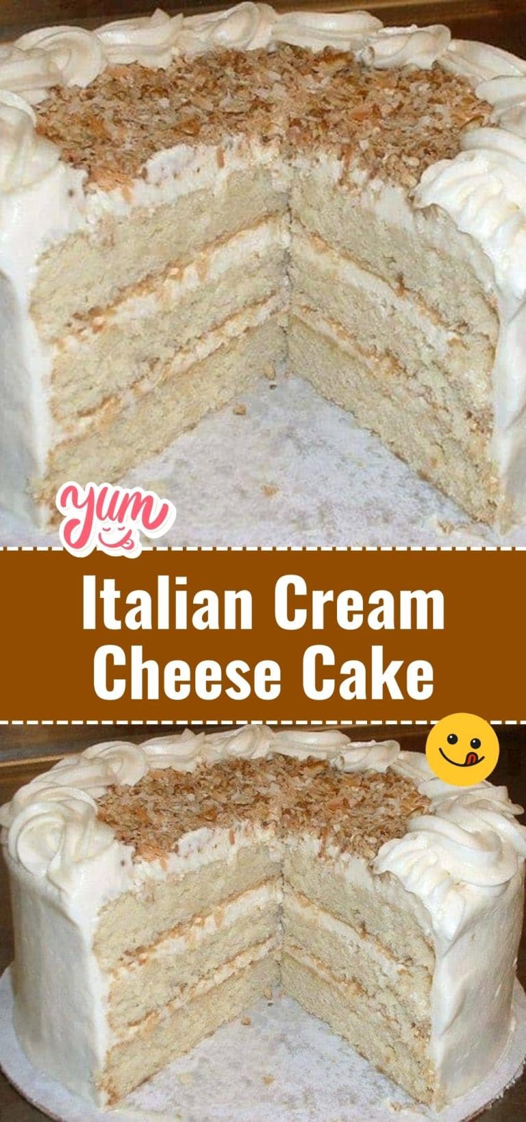 Italian Cream Cheese Cake